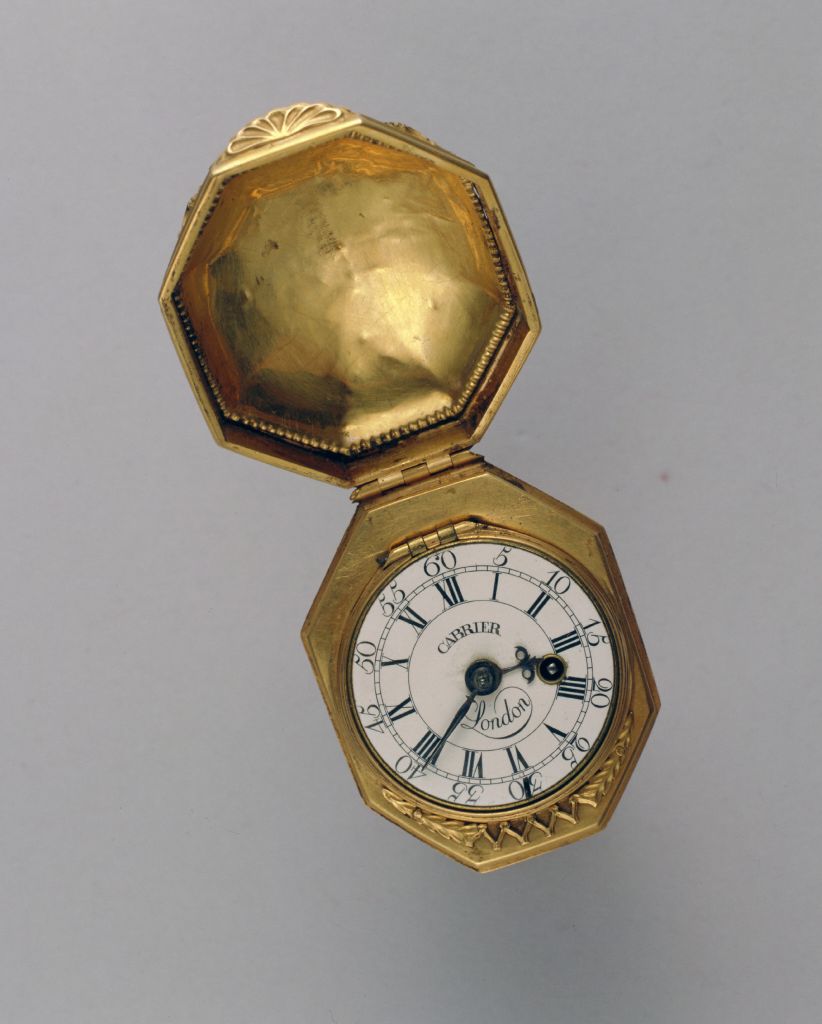 图片[4]-Copper-plated beaded stone cup watch-China Archive